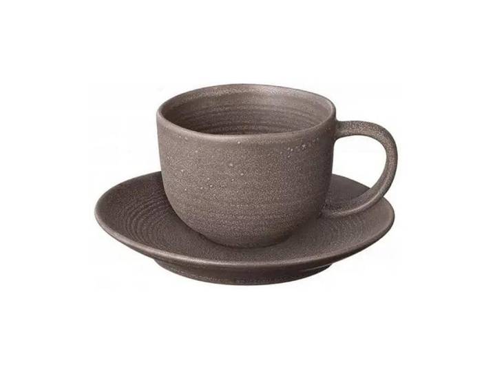 Tasse BLOMUS KUMI 190 ml, 2 Stück , braun (grau), B:10cm H:6cm, Keramik, Trinkgefässe, Tasse