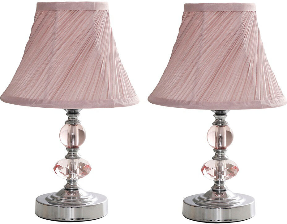 Mercer41 Napier Metal Table Lamp Pink 27.2cm H X 23cm W X 60cm D