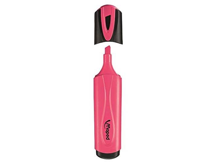 Maped Fluo Peps Classic Marker (zwart, roze)