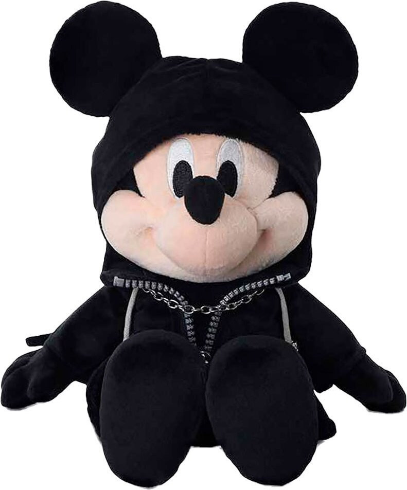 Square Enix Kingdom Hearts Mickey Konijn Knuffel Zwart