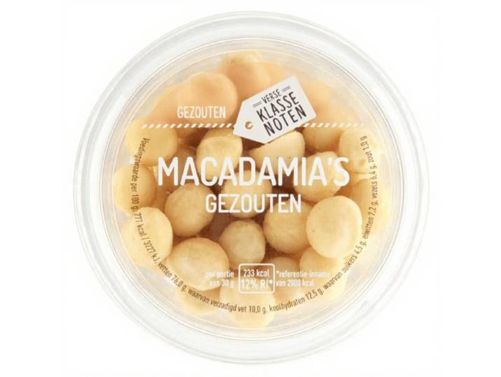 Kanjers gezouten macadamianoten - 140 g