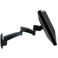 Serie 200 Wandmontage, Monitorhalterung schwarz, 2 Ausleger