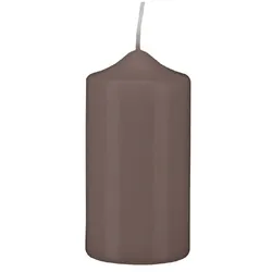 Kopschitz Kerzen Spitzkopf Stumpen Kerzen Mocca 10 x Ø 8 cm, 6 Stück