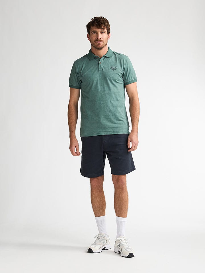 Petrol Industries Poloshirt in Grün - M
