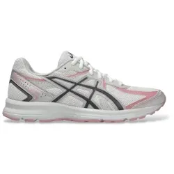 Asics Unisex. 1203A684 Sneaker Jog 100S weiß (40.5), Wohnung, Schnürsenkel, Lässig