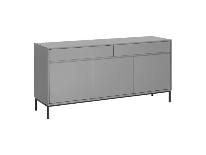 Sideboard Frame, Johann Jakob, platingrau, Holzwerkstoff