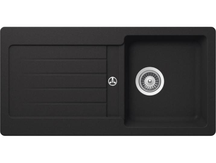 Schock Einbauspüle Einbauspüle Typos D-100S A Nero - Auflagespüle
