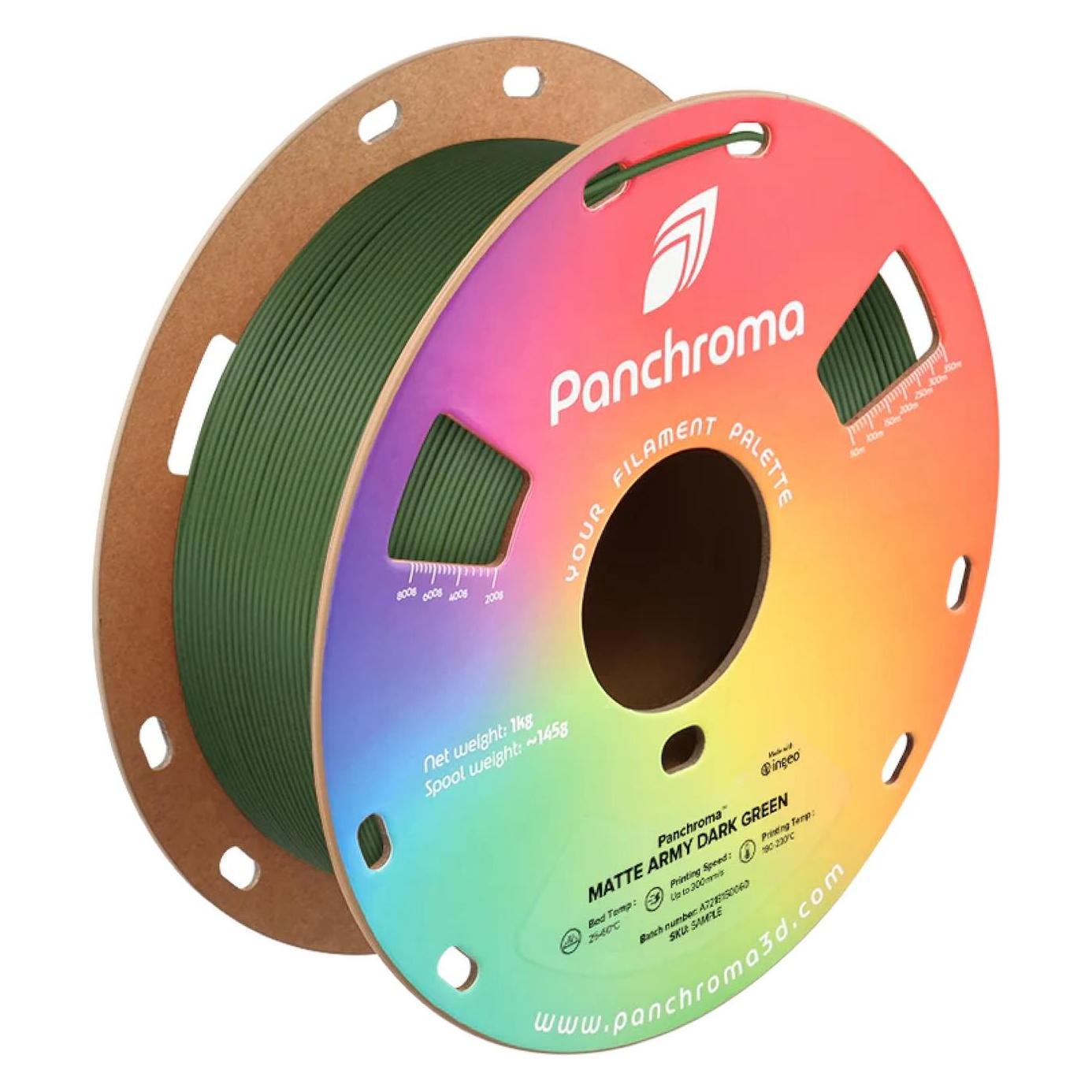 Polymaker Panchroma PLA Matte Army (PLA, 1000 g, 1.75 mm) (CA04010)