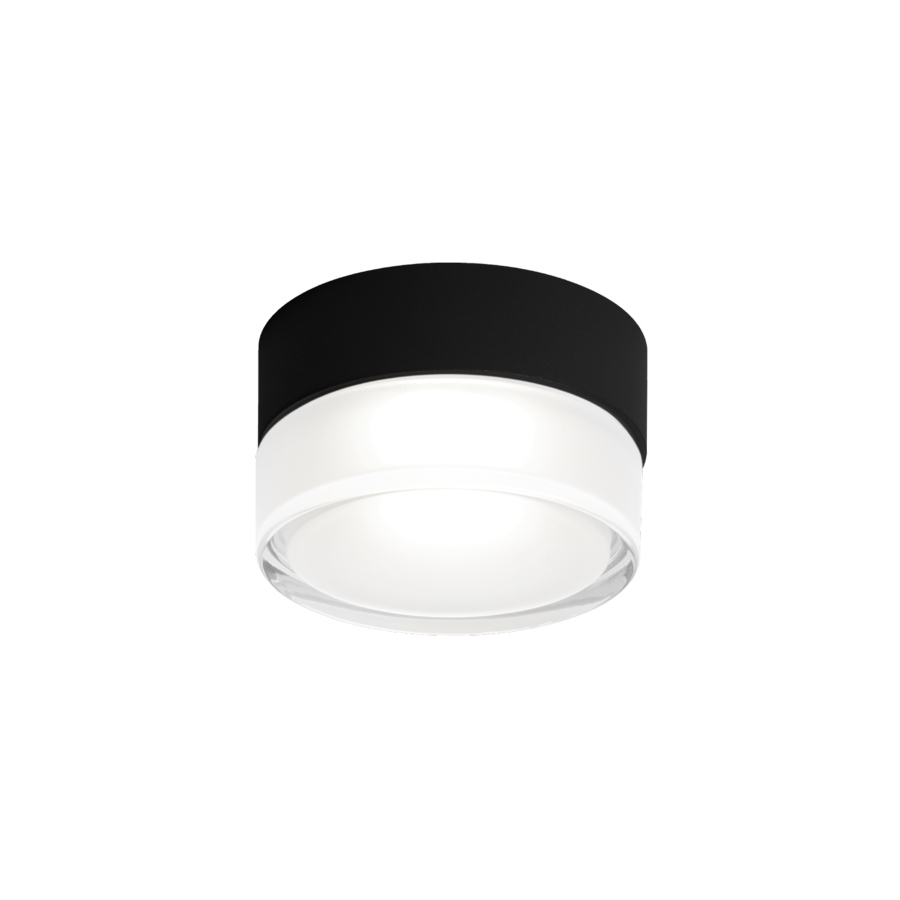 Wever & Ducré LED-Wand-/Deckenaußenleuchte BLAS OUTDOOR CEILING - WALL SURF 1.0 - 3000K B schwarz 736387B5 5404037333837
