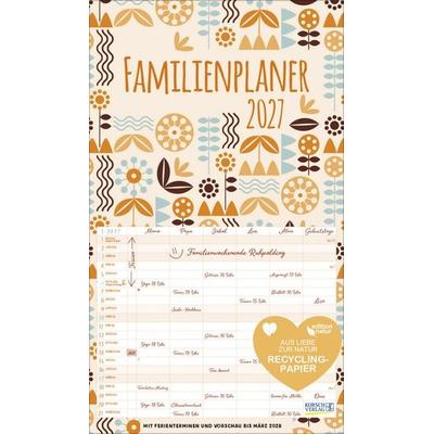 Familienplaner Recyclingpapier 2027