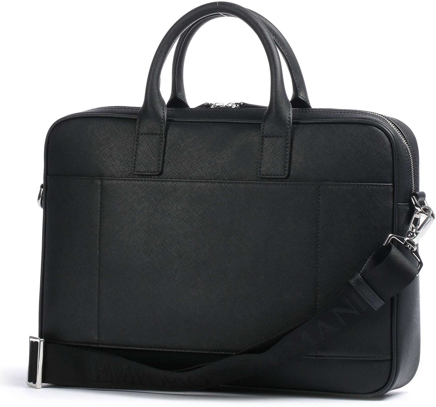 Giorgio Armani Emporio Armani Business Regenerated Aktentasche, schwarz