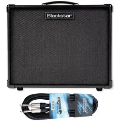 Blackstar Verstärker ID:X 50 Modeling-Combo mit Klinkenkabel (Gitarre, 50 W), Instrumentenverstärker, Schwarz
