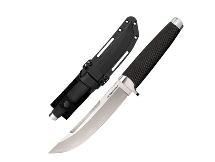 Cold Steel, San Mai Outdoorsman, Outdoormesser, Satin Finish, Griff: Krey Ex, VG-1 San Mai III Klingenstahl, scharfes Messer für Abenteuer, Outdoor liebhaber, Outdoor tool
