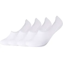 4er Pack camano Comfort Laser-Cut Füßlinge 0001 - white 39-42