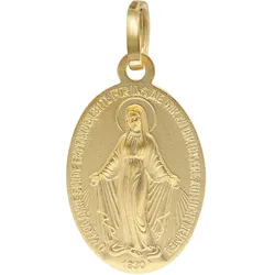 trendor 15722 Milagrosa Anhänger Gold 585 (14 Kt) Madonna Medaille
