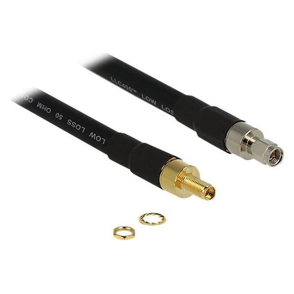 Delock GSM/UMTS/LTE Antennenverlängungskabel, 0.4m (Antennenkabel) (13004)