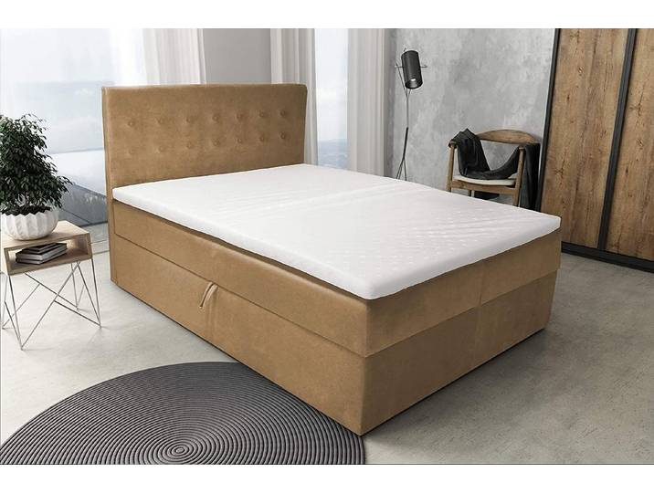 Best for Home Boxspringbett S Deluxe mit Bettkasten Bonellfederkern inkl. 4 cm Topper (140x200 160x200 180x200 200x200 cm), Lieferung bis in die Wohnung, TOP Preis-Leistungs-Verhältnis