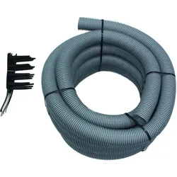 Vaillant Abgasleitung Ø 80 PP 303514 Set 5, 15 m flexibles Rohr, 7 Abstandhalter