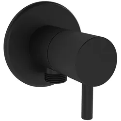 VitrA Zubehör Eckventil mit Abgang G 1/2" Fertigmontageset Schwarz Matt WTC,A4521436WTC A4521436WTC