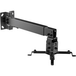 Equip Equip Beamer Decken-/Wandhalterung unive Beamer-Deckenhalterung Deckenhalter, Höhenverstellbar, Ausziehbar, Neigbar, Schwenkbar Schwarz 650702