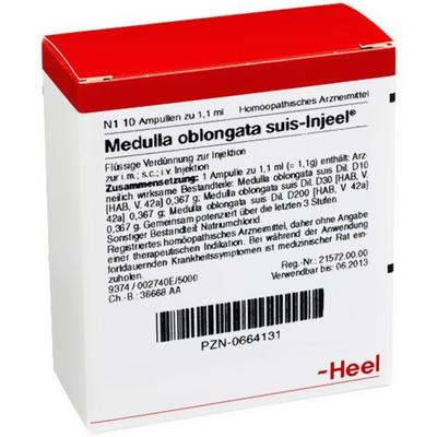 Medulla Oblongata suis Injeel Ampullen 10 St