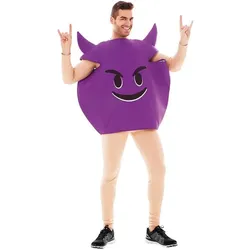 Metamorph Teufel Emoji Kostüm (M, XL)