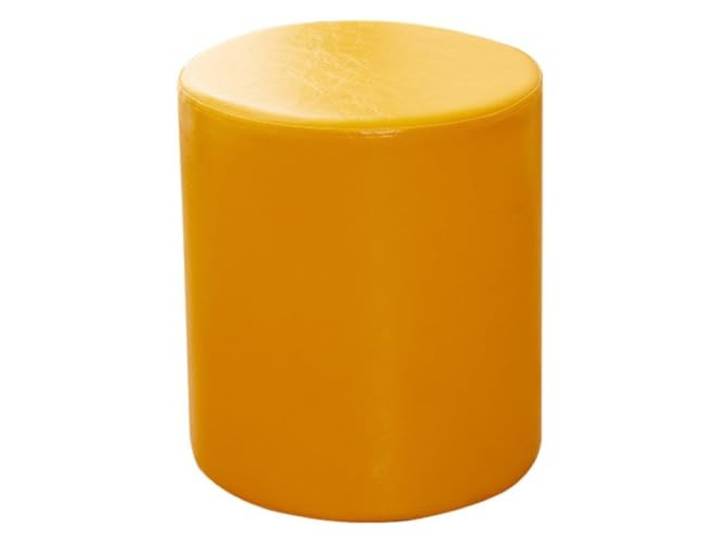 YANG11FAN Vielseitig Weicher Lederhocker for die Heimdekoration, geeignet for Schminktische(Yellow)