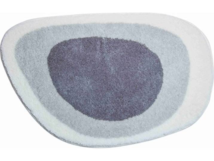 Grund Tapis de Bain\, Ultra Doux et Absorbant\, Antidérapant\, 5 Ans de Garantie\, Lake\, Tapis de Bain 70x105 cm\, Gris Argent