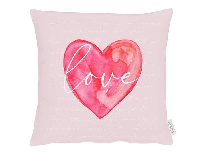 Coussin 6800 Rose foncé 39 x 39 x 10cm Tissu mélangé