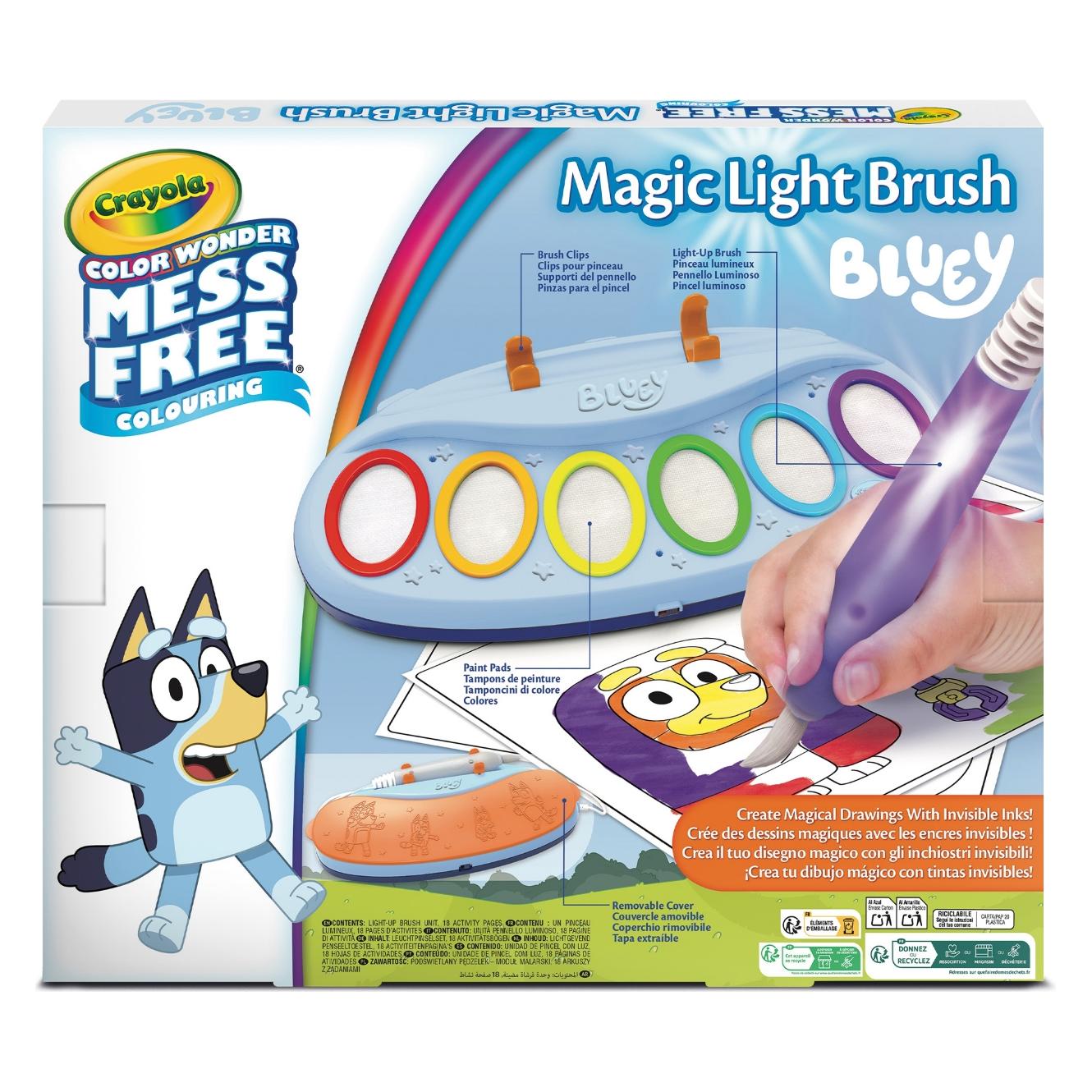 Crayola Color Wonder Magic Light Up Brush Bluey (358-757195)