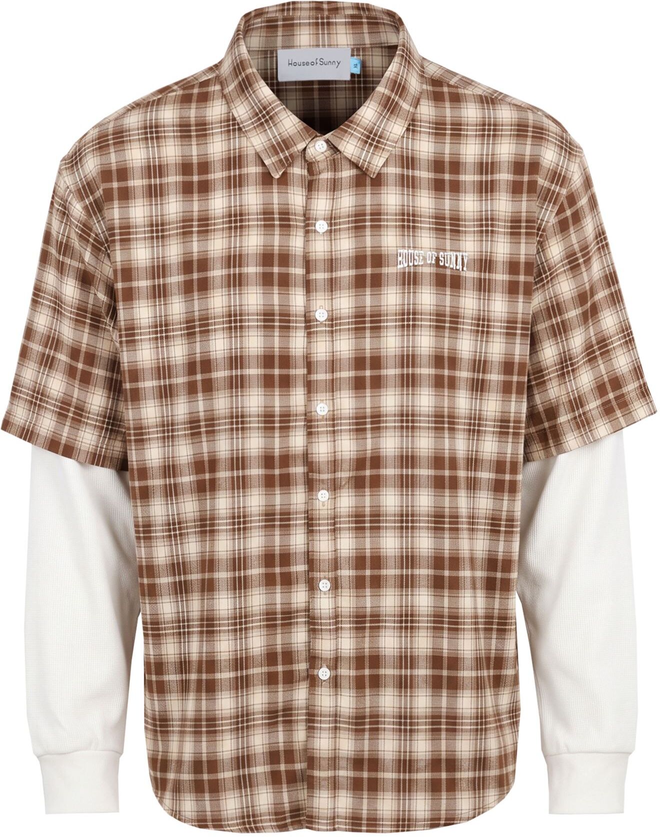 House Of Sunny Camisa Hombre Marrón XL Hombre