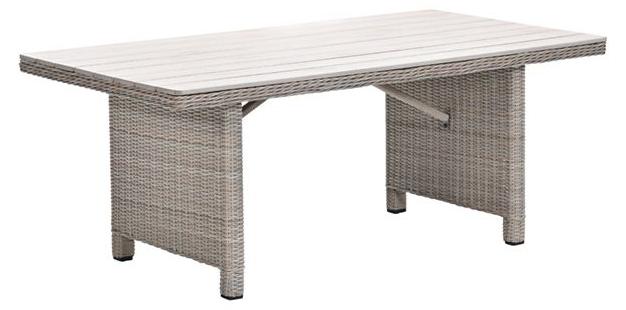 Garden Impressions Milwaukee Tisch 170 × 90 cm - Vintage Willow - Light Teak Vironwood