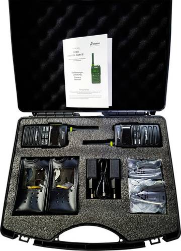 Stabo freetalk com III Funkkoffer 20263 PMR-Handfunkgerät 2er Set