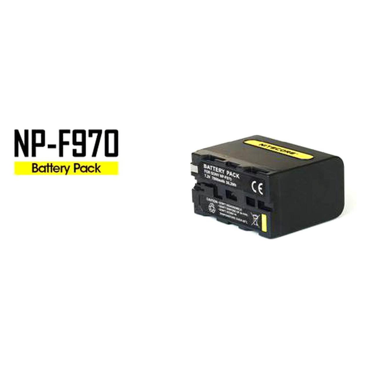 Nitecore Camcorder Akku NP970 - Sony (Kamera Akku) (09011KVG)