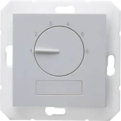 Kopp 296734001 HK07 - elektronisches Raumthermostat ”Premium”, Farbe: grau matt