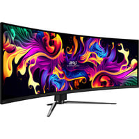 MPG 491CQPDE QD-OLED, Gaming-Monitor 124.5 cm (49 Zoll), schwarz, DQHD, QD-OLED, Curved, Adaptive-Sync, 144Hz Panel