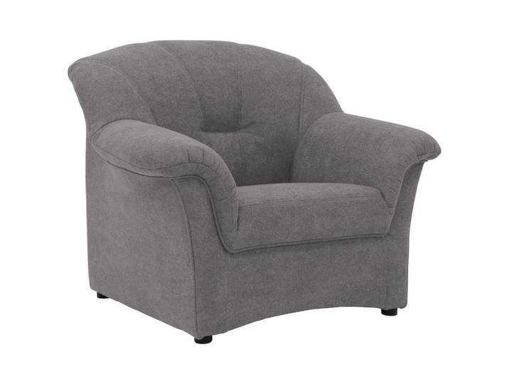 Mid.you Sessel, Dunkelgrau, Kunststoff, Uni, 99x84x82 cm, Made in EU, Wohnzimmer, Sessel, Sonstige Sessel