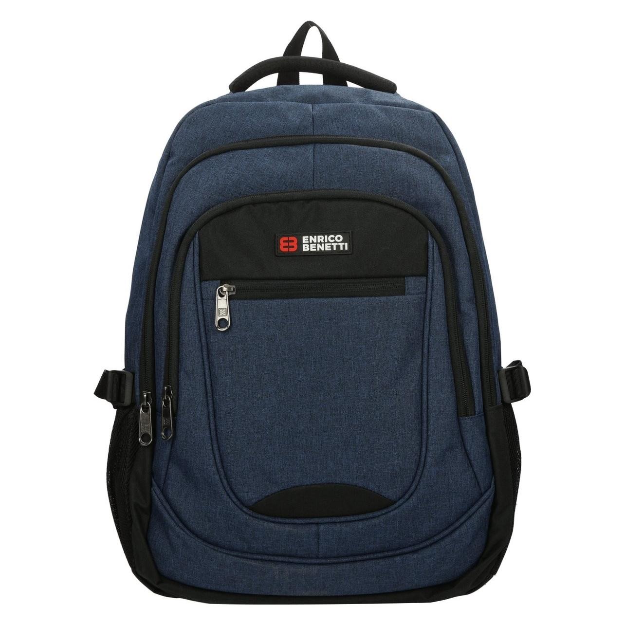 Enrico Benetti Hamburg Laptop Rugzak - 17 Laptop, 35,5 liter - 62125 - Donkerblauw (35.50 l) (58063202)