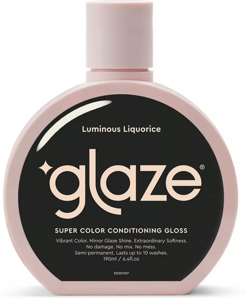 Glaze - Super Color Conditioning Hair Gloss Luminous Liquorice Black, 190 ml
