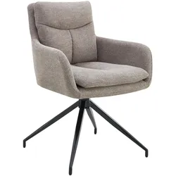 CLP Esszimmerstuhl Somers Stoff   Farbe: taupe