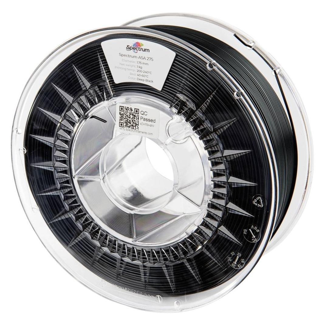 Spectrum Filament ASA black (ASA, 1000 g, 1.75 mm) (80302)