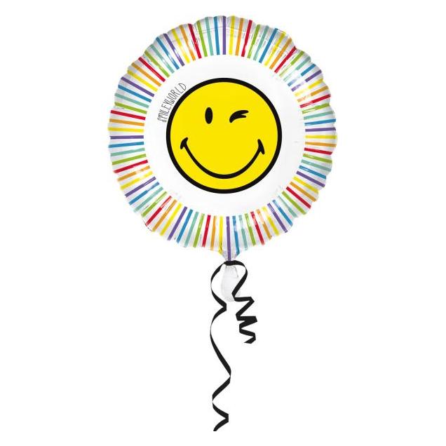 Amscan Ballon alu - Smiley (1x) (4153501)