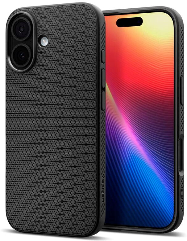 Spigen - iPhone 17 - Liquid Air Cover - Sort