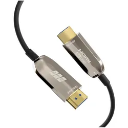 EFB Elektronik HDMI (Typ A) — HDMI (Typ A) (20 m), Videokabel, Schwarz, Silber