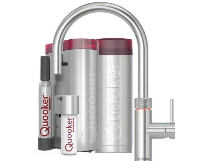 QUOOKER Küchenarmatur Quooker Flex Combi+ & Cube inkl. Cube-Filter
