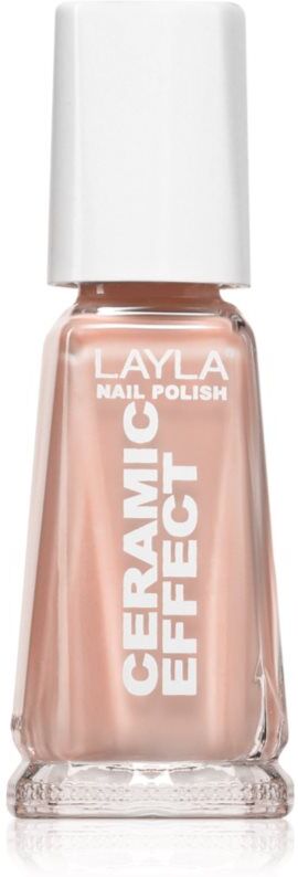 Layla Cosmetics Ceramic Effect nail polish shade N.17 Ballet Shoes 10 ml