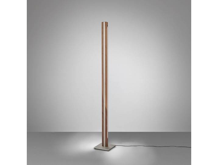 LED Stehlampe Elis Quitani, dimmbar, Holz dunkel, für Wohn- / Esszimmer, Holz, Modern