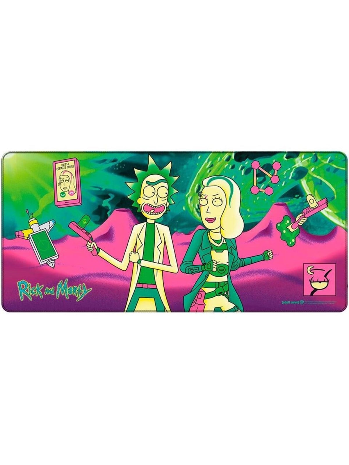 Rick & Morty Rick And Morty - Space Beth Adventure (Mousepad)