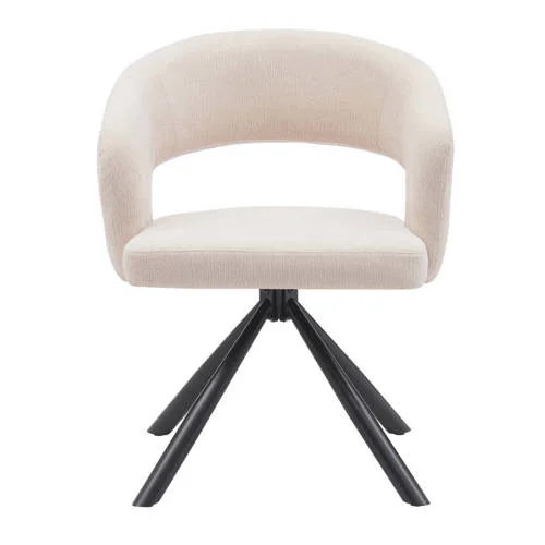 Giga Meubel Eetkamerstoel Elle - Beige - Set van 2