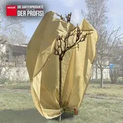 Noor Winterschutz-Thermomantel XL Ø120 x 250 cm mit Reißverschluss und 2 Zugseilen 70 g/m2